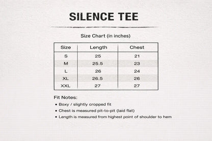 Silence Tee